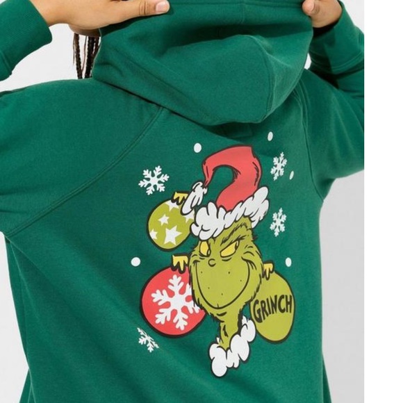 Torrid The Grinch Christmas Cozy Fleece Hoodie - Picture 6 of 6